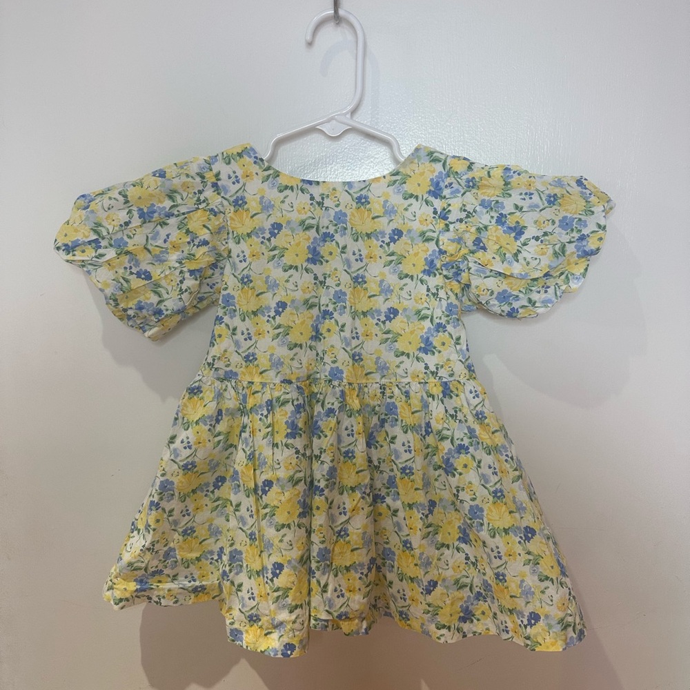 Janie and Jack - The Everyday Puff Sleeve Dress - Picture 4 of 5